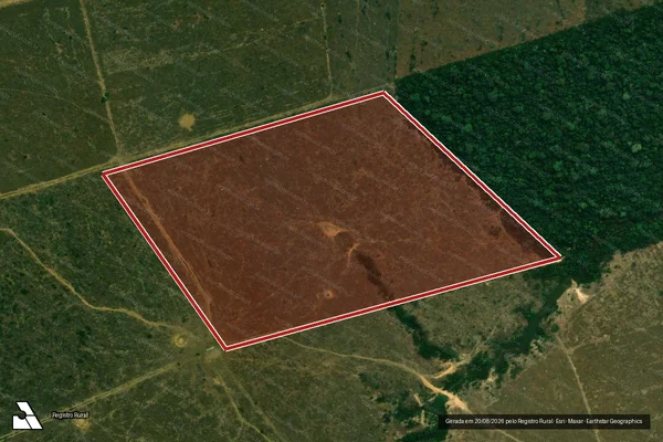 Imagem de satélite de Infração da Flora em Porto Velho - RO