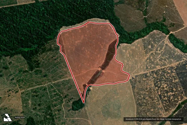 Imagem de satélite de Infração Ambiental em Altamira - PA