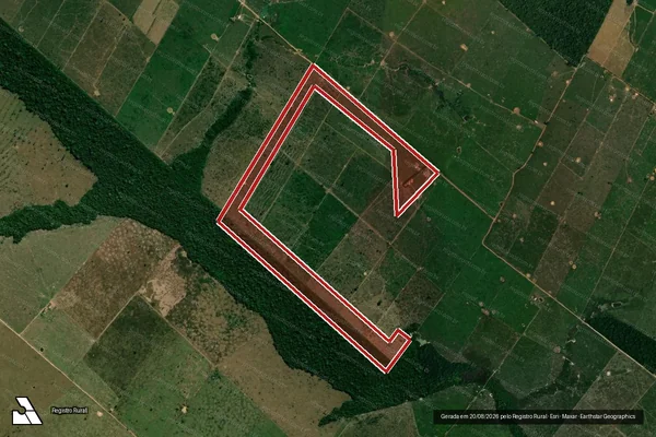 Imagem de satélite de Infração de pesca(Não Classificada-Móvel) em Porto Velho - RO