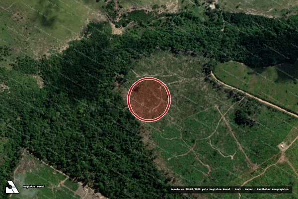 Imagem de satélite — Embargo Ambiental - Vitória do Xingu/PA