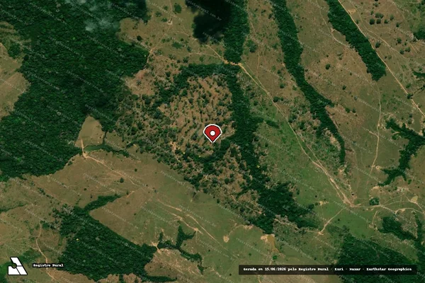 Imagem de satélite — Embargo IBAMA — Infração da Flora - Brasiléia/AC