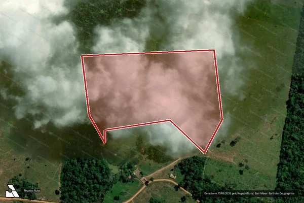 Imagem de satélite de Infração da Flora em Porto Acre - AC