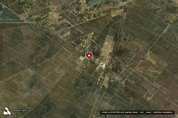 Imagem de satélite — Embargo IBAMA — Infração da Flora — Riacho de Santana/BA
