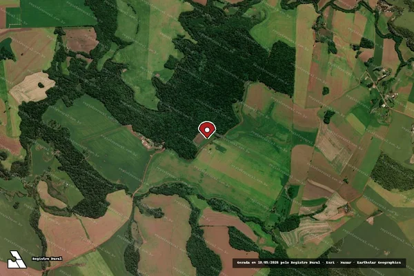 Imagem de satélite — Embargo IBAMA — Infração da Flora — Marau/RS