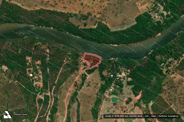 Imagem de satélite de Desmatamento em Baliza - GO