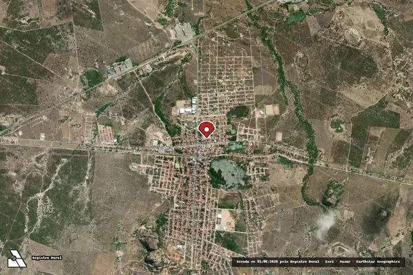 Imagem de satélite — Embargo IBAMA — Infração da Fauna — Itatim/BA