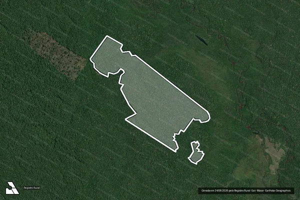 Imagem de satélite de Infração Ambiental em Humaitá - AM