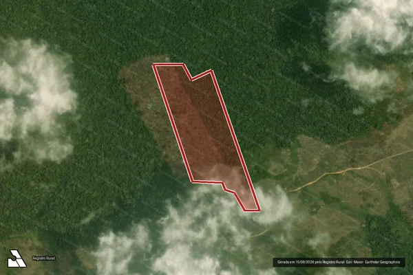 Imagem de satélite de Infração Ambiental em Pacajá - PA