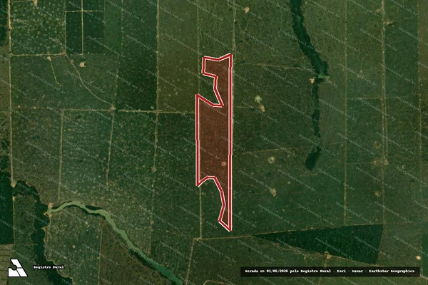 Imagem de satélite de Infração de pesca(Não Classificada-Móvel) em Porto Velho - RO