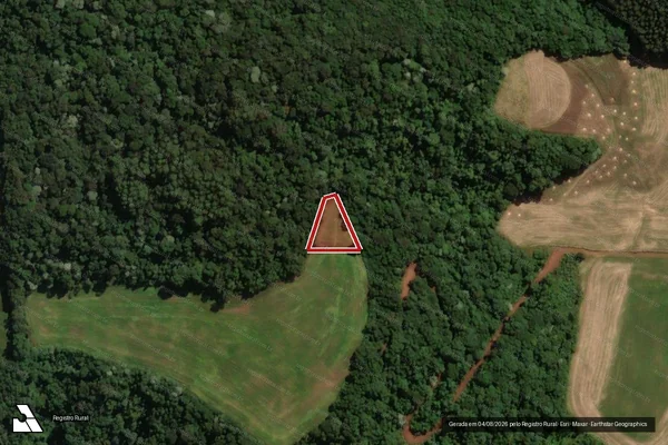 Imagem de satélite de Infração da Flora em Vargem Bonita - SC