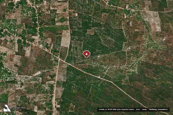 Imagem de satélite — Embargo IBAMA — Infração da Flora — Granja/CE