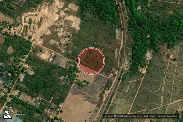 Imagem de satélite — Embargo Ambiental — Governador Edison Lobão/MA