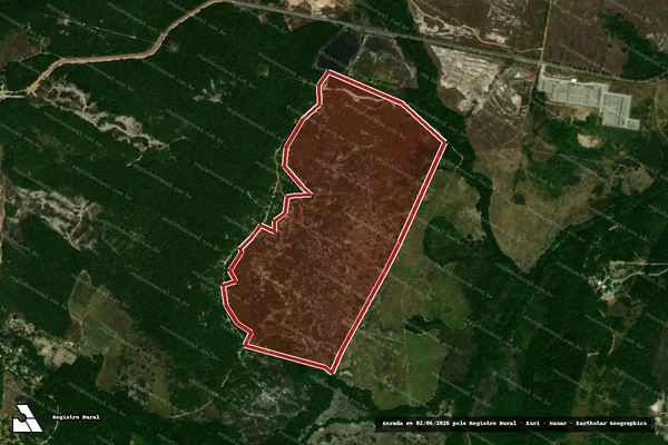 Imagem de satélite de Infração Ambiental em João Pessoa - PB