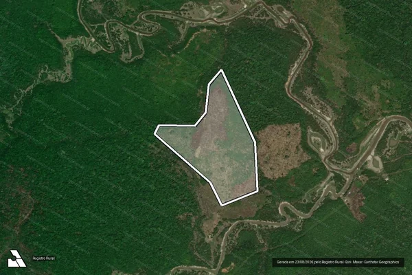 Imagem de satélite — Embargo IBAMA — Infração da Flora — Careiro da Várzea/AM