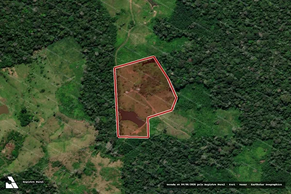 Imagem de satélite de Infração da Flora em Tarauacá - AC