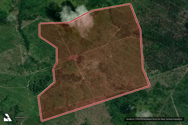 Imagem de satélite de Infração Ambiental em Altamira - PA