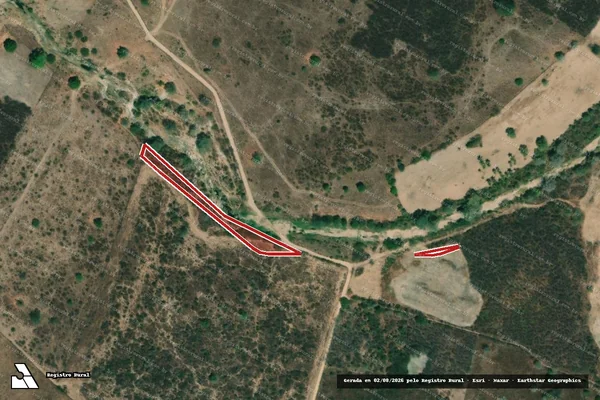 Imagem de satélite — Embargo IBAMA — Infração da Flora — Pão De Açúcar/AL
