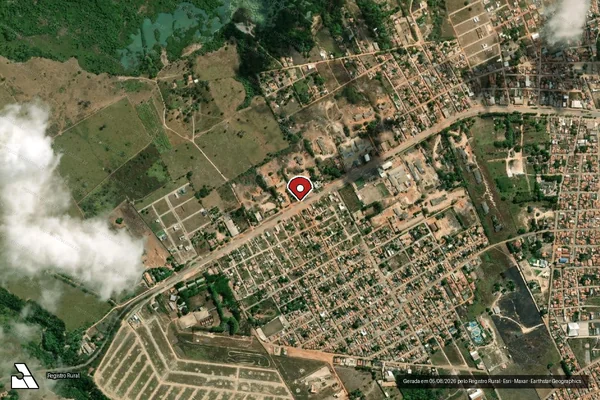Imagem de satélite — Embargo IBAMA — Comércio Ilegal de Madeira - Rondon do Pará/PA