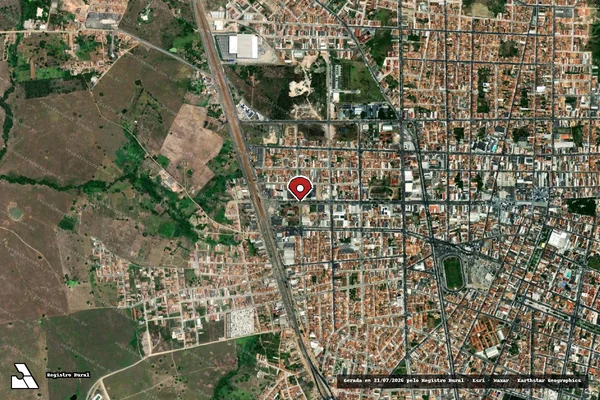 Imagem de satélite — Embargo IBAMA — Infração da Flora — Itabaiana/SE