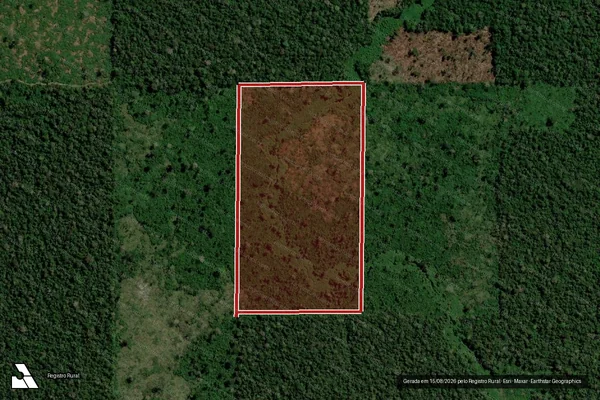 Imagem de satélite de Infração Ambiental em Candeias do Jamari - RO