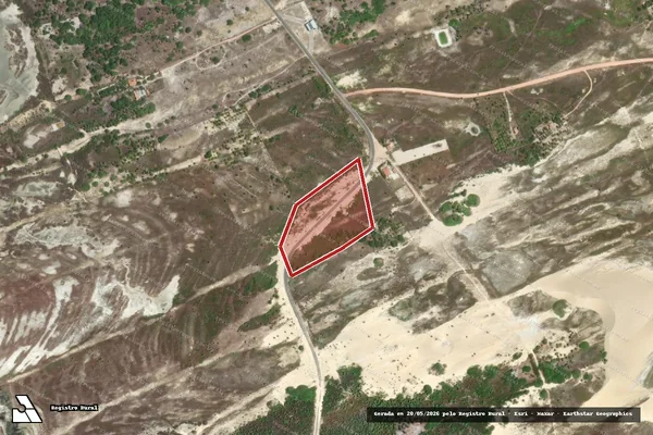 Imagem de satélite — Embargo IBAMA — Infração Ambiental — Barroquinha/CE