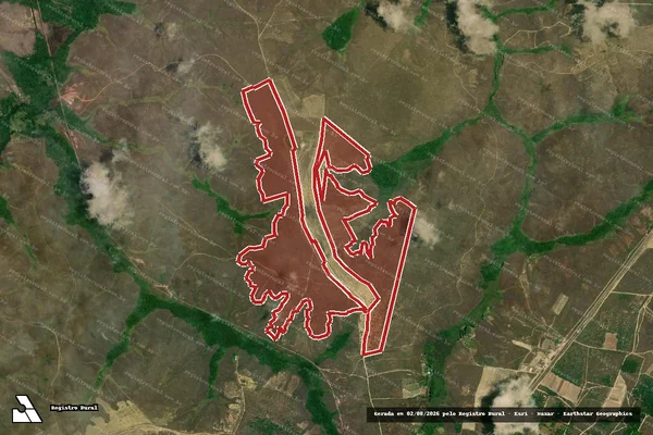 Imagem de satélite de Infração da Flora em Macapá - AP