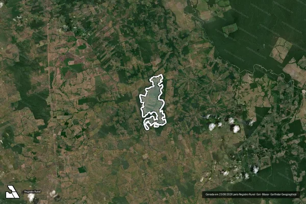 Imagem de satélite de Desmatamento em Jacundá - PA