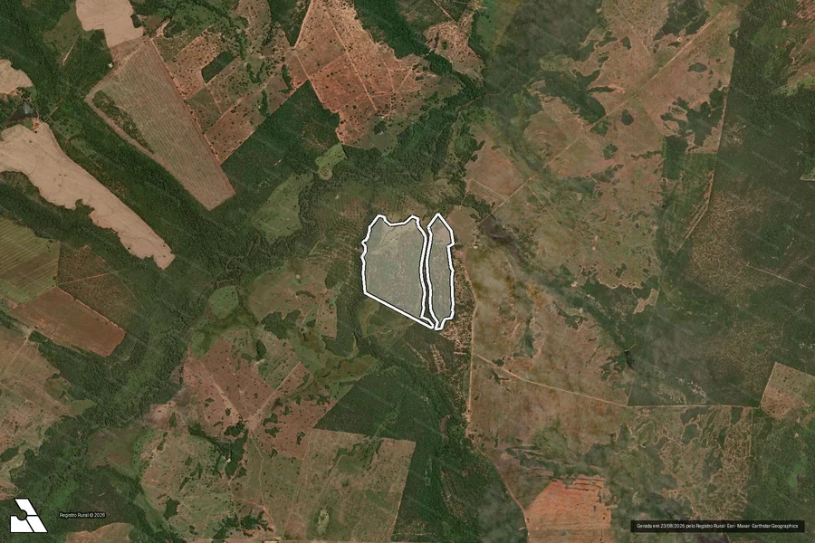 Imagem aérea do item A