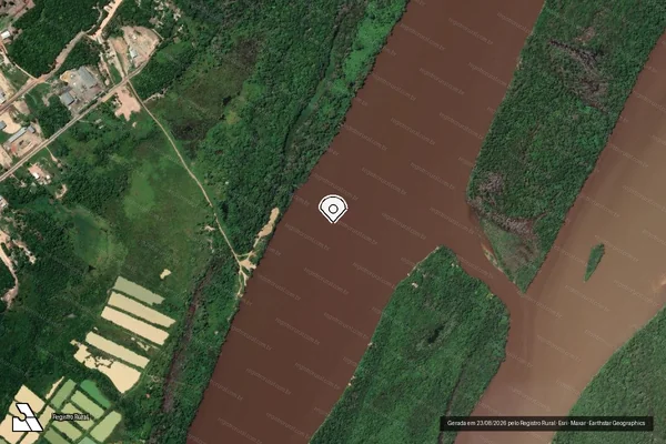 Imagem de satélite — Embargo Ambiental - Boa Vista/RR