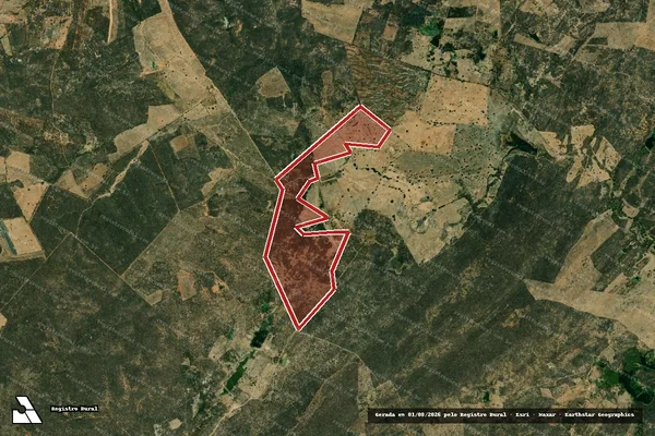 Imagem de satélite de Infração Ambiental em Sousa - PB