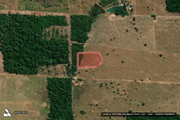 Imagem de satélite de Infração Ambiental em Rolim de Moura - RO