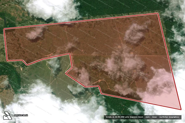 Imagem de satélite de Desmatamento em Brasil Novo - PA