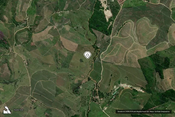 Imagem de satélite — Embargo IBAMA — Infração da Flora — Ribeirão/PE