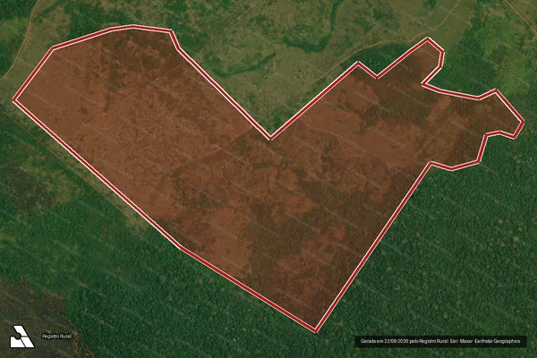 Imagem de satélite de Infração Ambiental em Apuí - AM