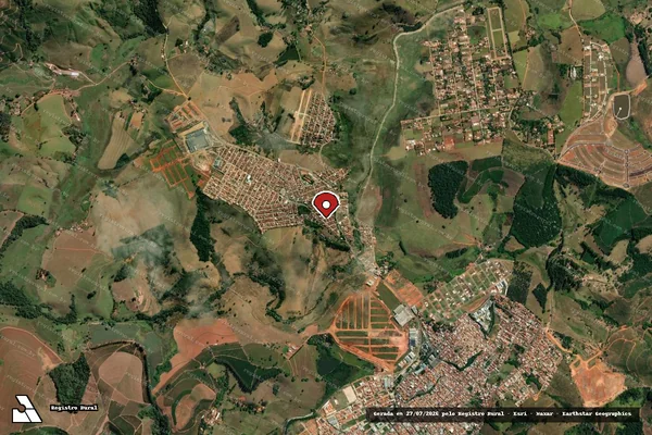Imagem de satélite — Embargo IBAMA — Infração da Fauna — Santa Rita Do Sapucaí/MG