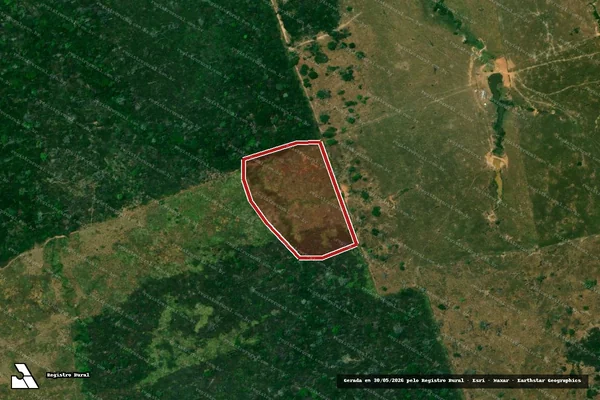 Imagem de satélite de Desmatamento em Senador Guiomard - AC