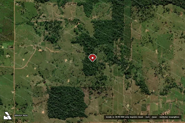 Imagem de satélite de Infração da Flora em Acrelândia - AC
