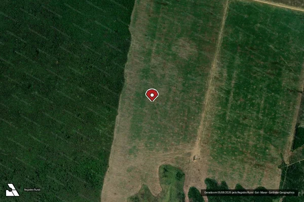 Imagem de satélite — Embargo Ambiental - Rondon do Pará/PA