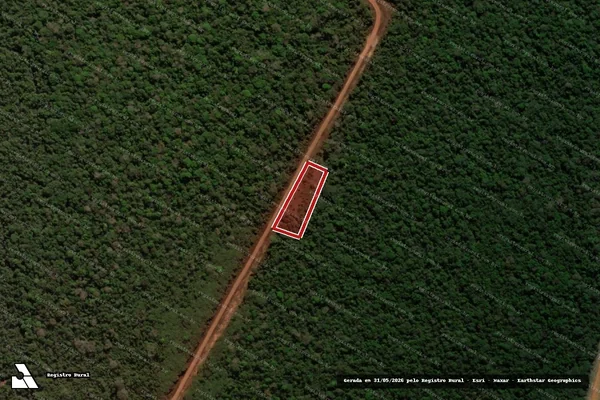 Imagem de satélite de Infração Ambiental em Tabaporã - MT
