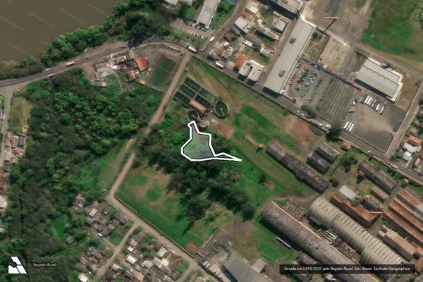 Imagem de satélite de Infração Ambiental em União da Vitória - PR