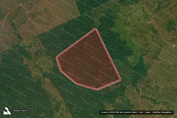 Imagem de satélite de Infração da Flora em Lábrea - AM