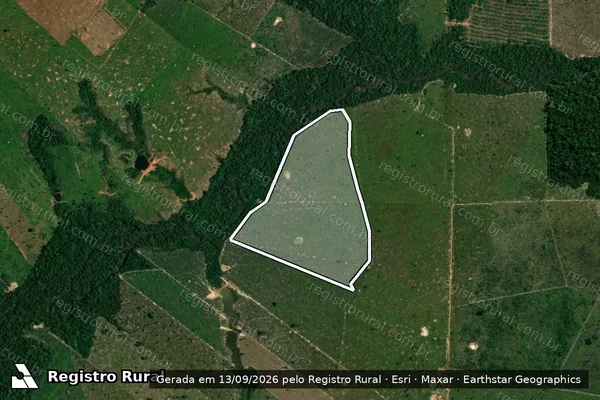 Imagem de satélite de Infração Ambiental em Porto Velho - RO