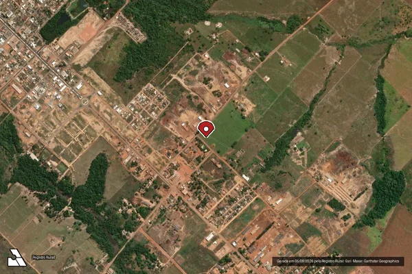 Imagem de satélite — Embargo IBAMA — Infração de Administração Ambiental(Não Classificada-Móvel) - Marcelândia/MT