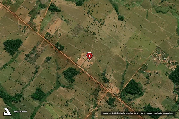 Imagem de satélite de Infração de Licenciamento(Não Classificada-Móvel) em Espigão D'Oeste - RO (marcador da localização)