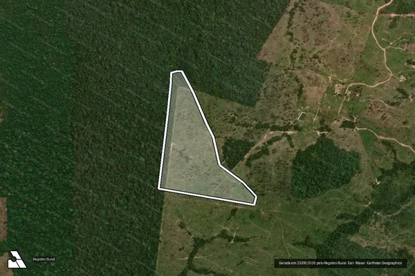 Imagem de satélite — Embargo IBAMA — Infração da Flora - Aripuanã/MT