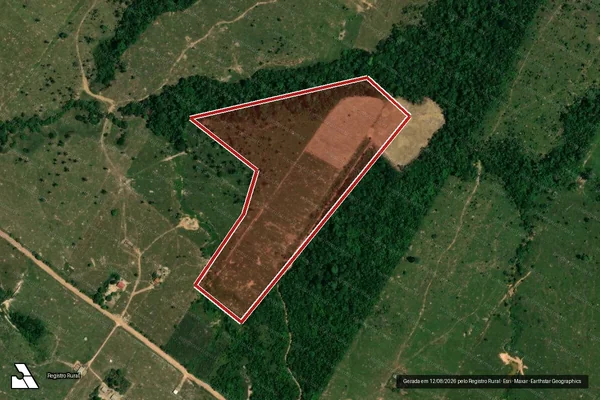 Imagem de satélite de Infração Ambiental em Porto Velho - RO