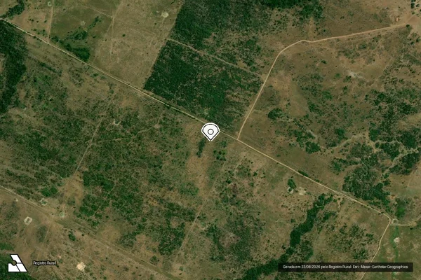 Imagem de satélite — Embargo IBAMA — Infração Ambiental — Santa Maria das Barreiras/PA