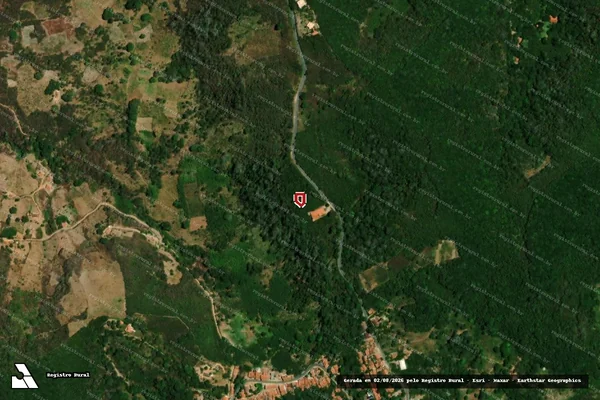 Imagem de satélite de Infração Ambiental em Mulungu - CE