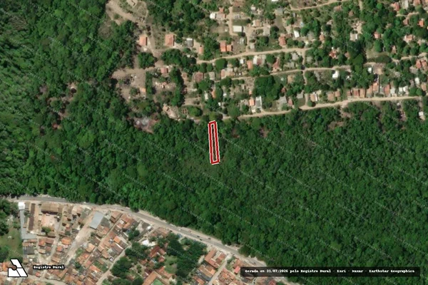 Imagem de satélite de Infração da Flora em Porto Seguro - BA