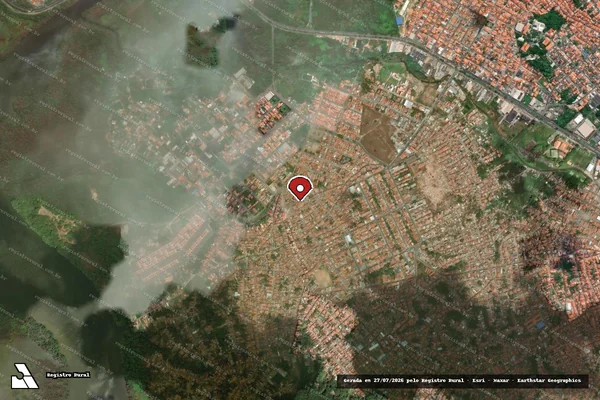 Imagem de satélite — Embargo IBAMA — Infração da Flora — São Luís/MA